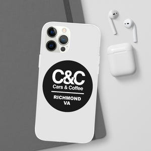 C&CR Logo Flexi iPhone Cases (White)