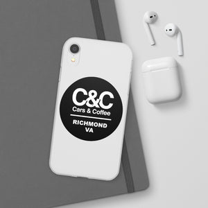 C&CR Logo Flexi iPhone Cases (White)