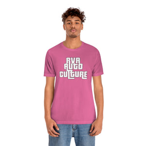 RVA Auto Culture Unisex Jersey Tee (Blk/Red)