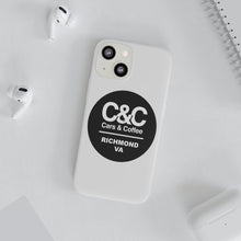 Load image into Gallery viewer, C&amp;CR Logo Flexi iPhone Cases (White)