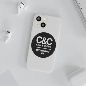 C&CR Logo Flexi iPhone Cases (White)