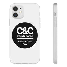 Load image into Gallery viewer, C&amp;CR Logo Flexi iPhone Cases (White)