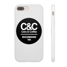 Load image into Gallery viewer, C&amp;CR Logo Flexi iPhone Cases (White)