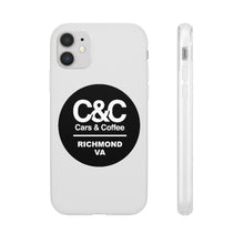 Load image into Gallery viewer, C&amp;CR Logo Flexi iPhone Cases (White)