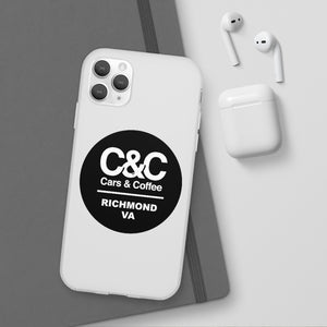 C&CR Logo Flexi iPhone Cases (White)