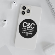 Load image into Gallery viewer, C&amp;CR Logo Flexi iPhone Cases (White)