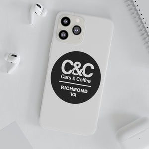 C&CR Logo Flexi iPhone Cases (White)