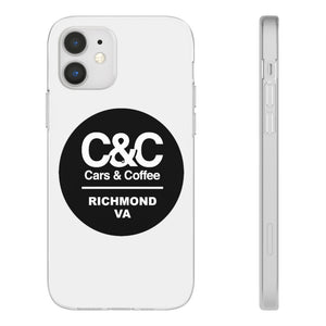 C&CR Logo Flexi iPhone Cases (White)