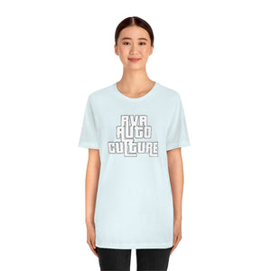 RVA Auto Culture Unisex Jersey Tee (Blk/Red)