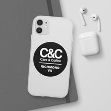 Load image into Gallery viewer, C&amp;CR Logo Flexi iPhone Cases (White)