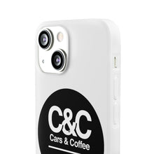 Load image into Gallery viewer, C&amp;CR Logo Flexi iPhone Cases (White)