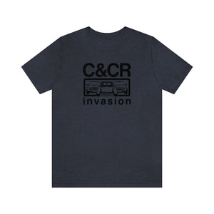 C&CR "Mini Invasion" Unisex Jersey Tee (Black)
