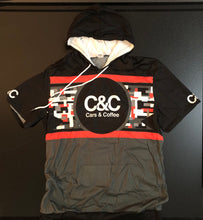 Load image into Gallery viewer, C&amp;C Short Sleeve Hoodie (Red Digital Camo I)