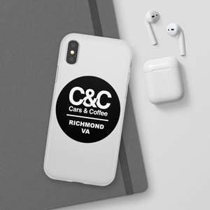 C&CR Logo Flexi iPhone Cases (White)