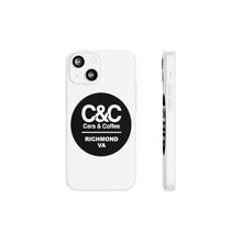 Load image into Gallery viewer, C&amp;CR Logo Flexi iPhone Cases (White)