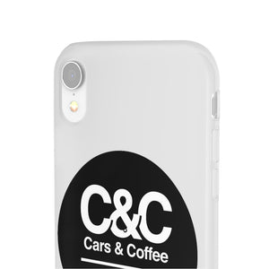 C&CR Logo Flexi iPhone Cases (White)