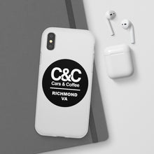 Load image into Gallery viewer, C&amp;CR Logo Flexi iPhone Cases (White)