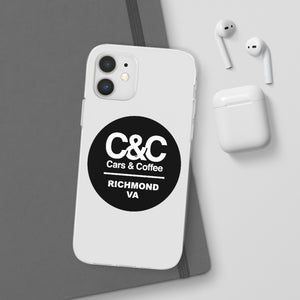 C&CR Logo Flexi iPhone Cases (White)