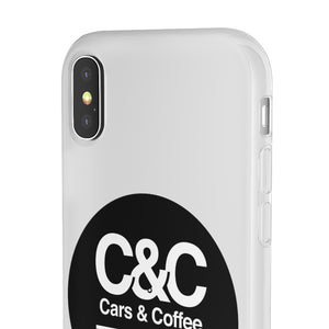 C&CR Logo Flexi iPhone Cases (White)